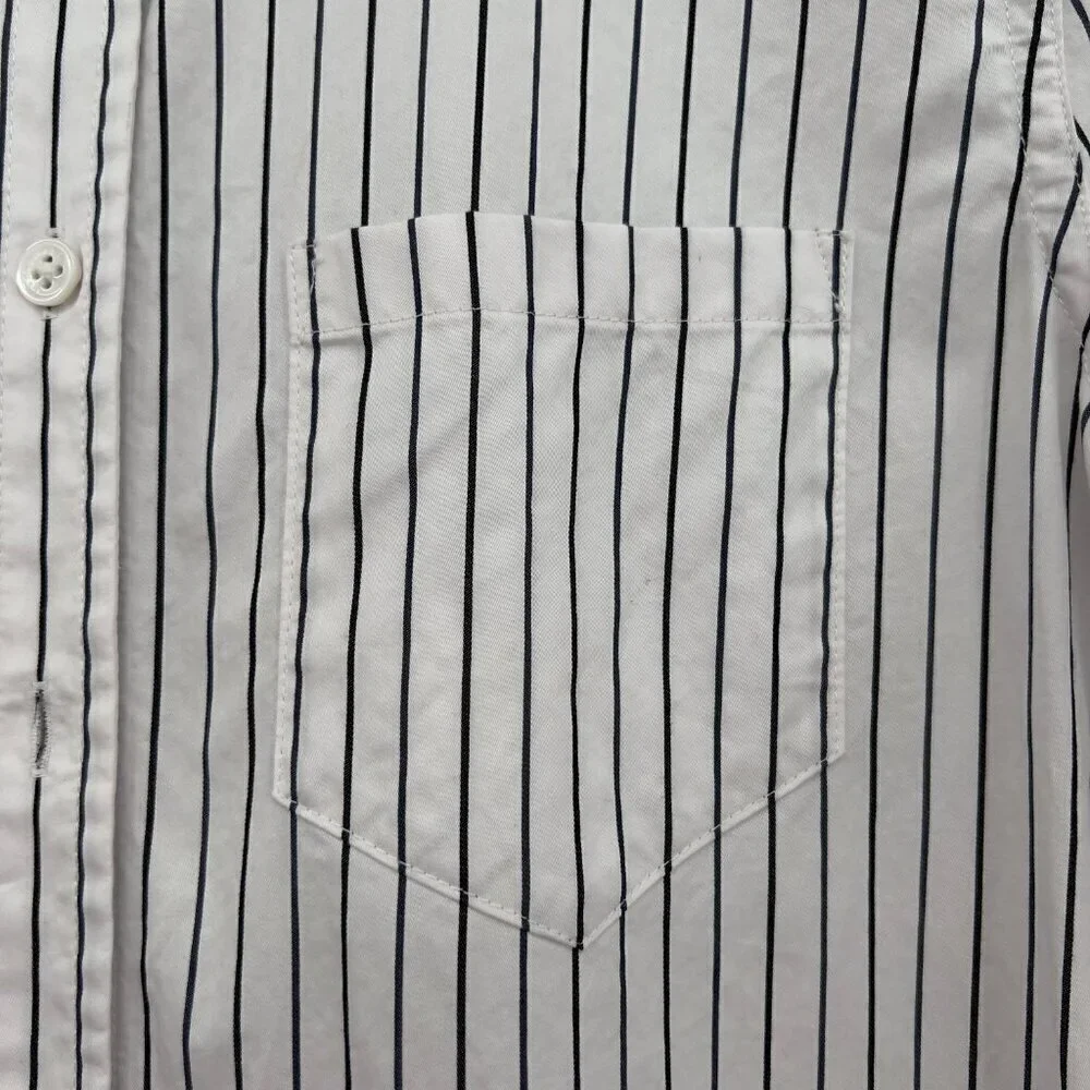 Equipment Striped Back /White Button Down Maxi Shirt Dress XS - Picture 6 of 15